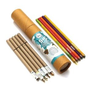 Plantable pencil & pen (5 + 5)