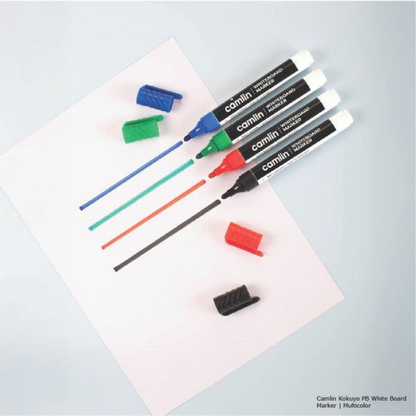 Camlin Kokuyo PB White Board Marker - Multicolor - Image 3