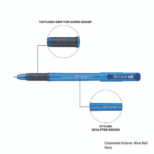 Classmate Octane- Blue Ball Pens - Image 2