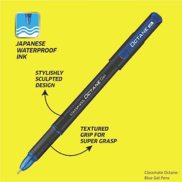 Classmate Octane- Blue Gel Pens - Image 2