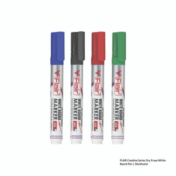 FLAIR Creative Series Dry Erase White Board Pen - Multicolor