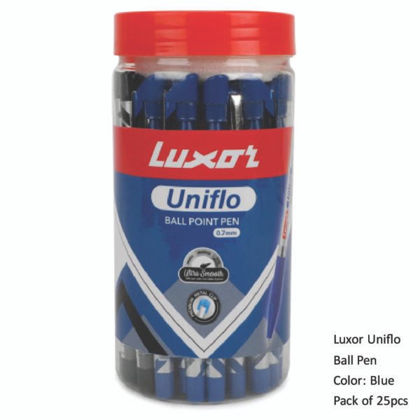 Luxor Uniflo Ball Pen Blue - Image 3