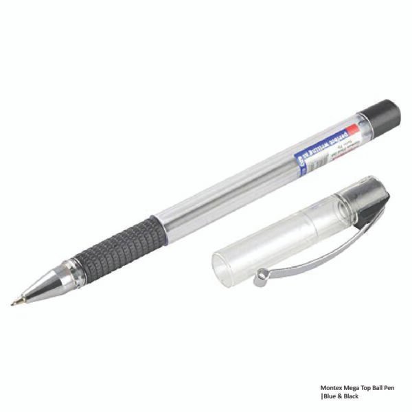 Montex Mega Top Ball Pen -Blue & Black - Image 3