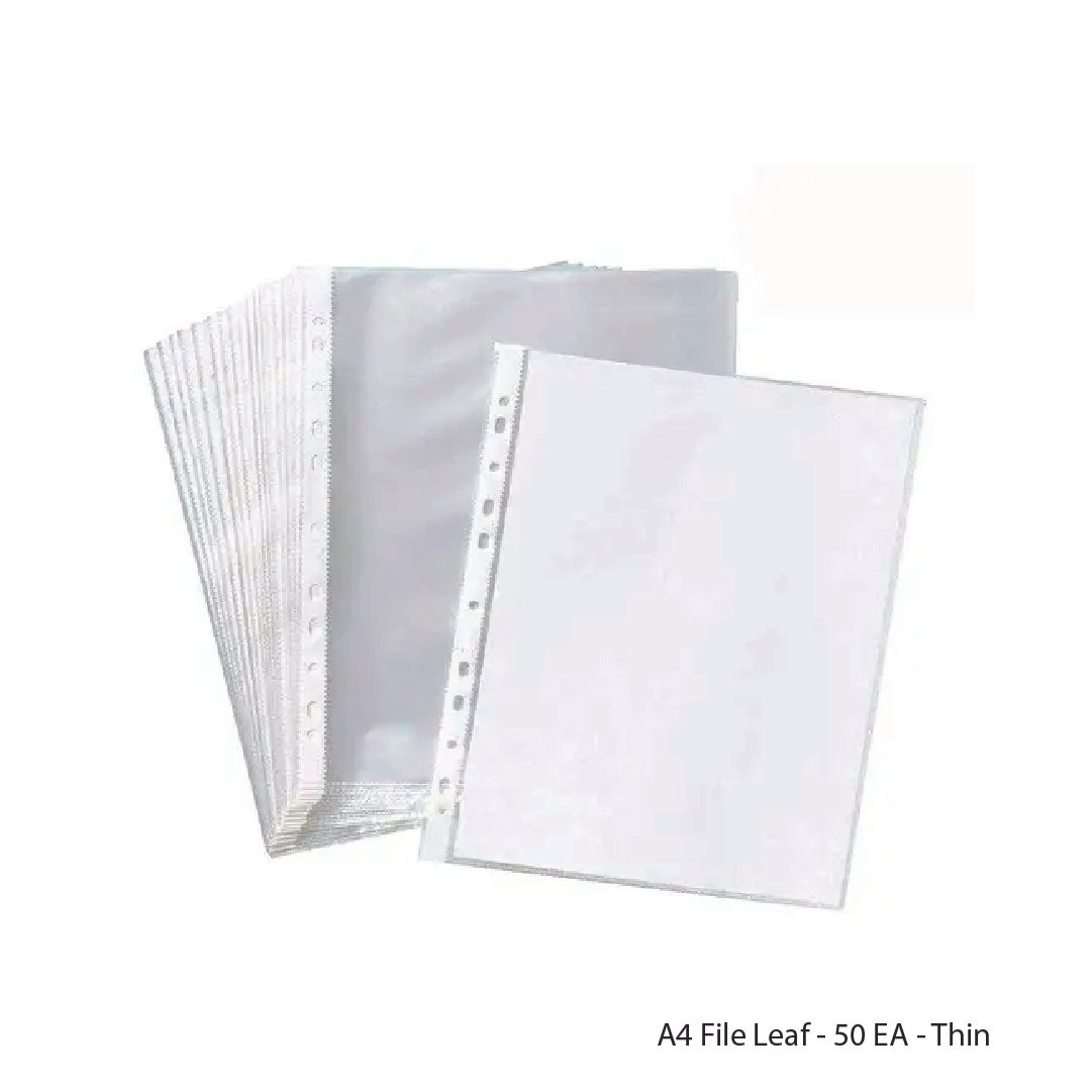 A4 File Leaf - 50 EA - Thin