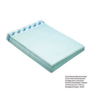 A4 Size Polynet Clothline Envelope Courier Cover Self-Seal Business Catalogue Cloth Lined Courier