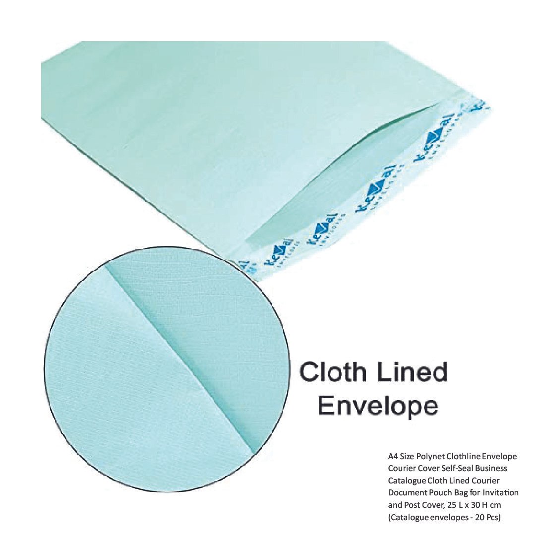 A4 Size Polynet Clothline Envelope Courier Cover Self-Seal Business Catalogue Cloth Lined Courier - Image 3