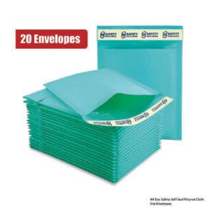 A4 Size Safety Self-Seal Polynet Cloth line Envelopes