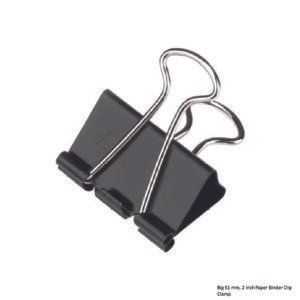 Big 51 mm, 2 inch Paper Binder Clip Clamp
