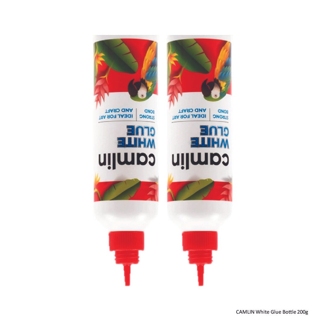 CAMLIN White Glue Bottle 200g - Image 2