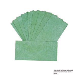Eco Friendly Handmade Sustainable Recycled Paper Envelopes used in Gifting