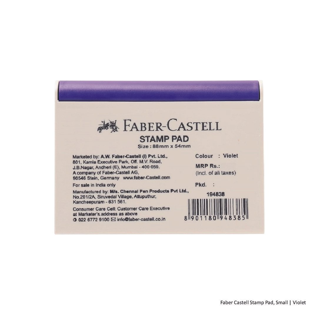 Faber Castell Stamp Pad, Small - Violet
