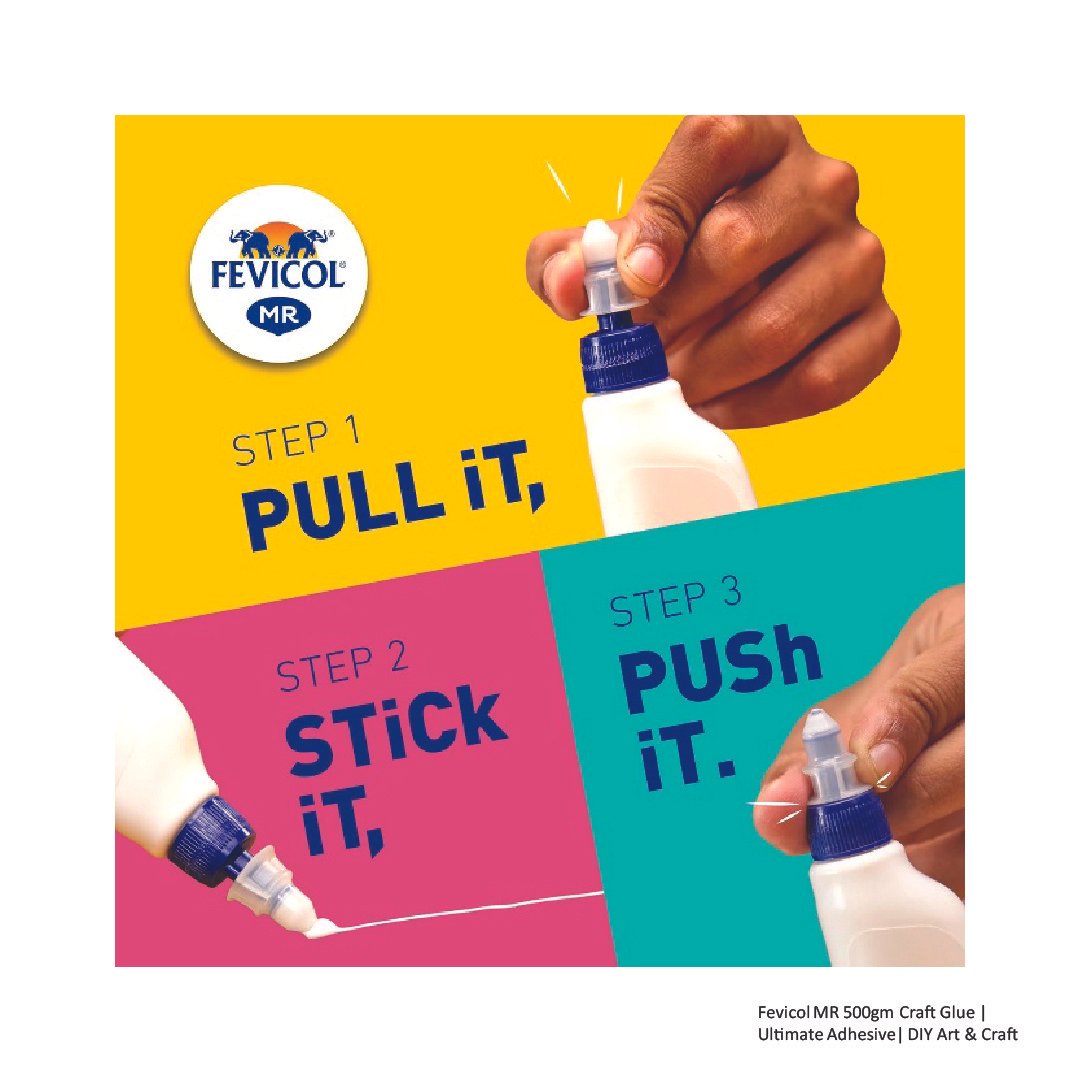 Fevicol MR 500gm Craft Glue - Ultimate Adhesive- DIY Art & Craft - Image 2