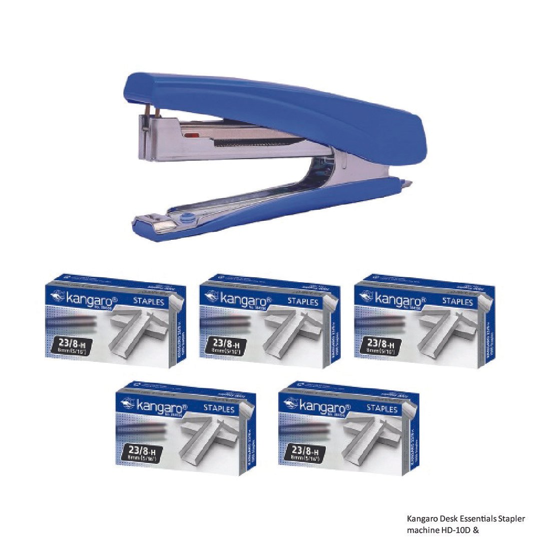 Kangaro Desk Essentials Stapler machine HD-10D