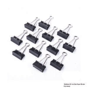Medium 32 mm Size Paper Binder Clip clamp