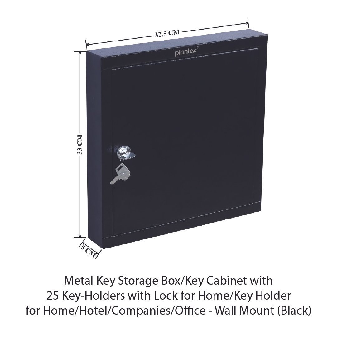 Metal Key Storage Box Key Cabinet with 25 Key-Holders - Image 3