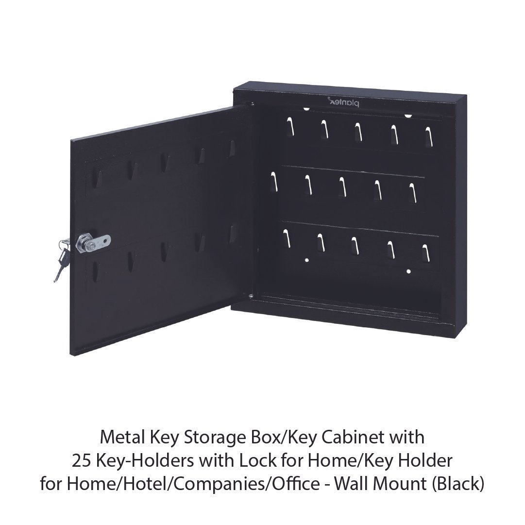 Metal Key Storage Box Key Cabinet with 25 Key-Holders - Image 2