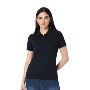 Jack & Jones Plain Polo T-Shirt For Women – Premium Cotton