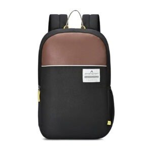 Aristocrat Lava 17 Inch Compatible Laptop Backpack 25L Premium Durable Fabric 2 Compartments with Side Bottle Pocket Padded Backpanel Office & Travel
