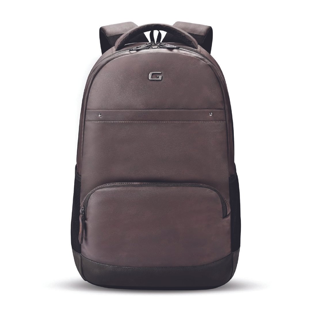 Gear-Vintage2-Anti-Theft-Faux-Leather-28-Ltrs-Brown-Laptop-Backpack