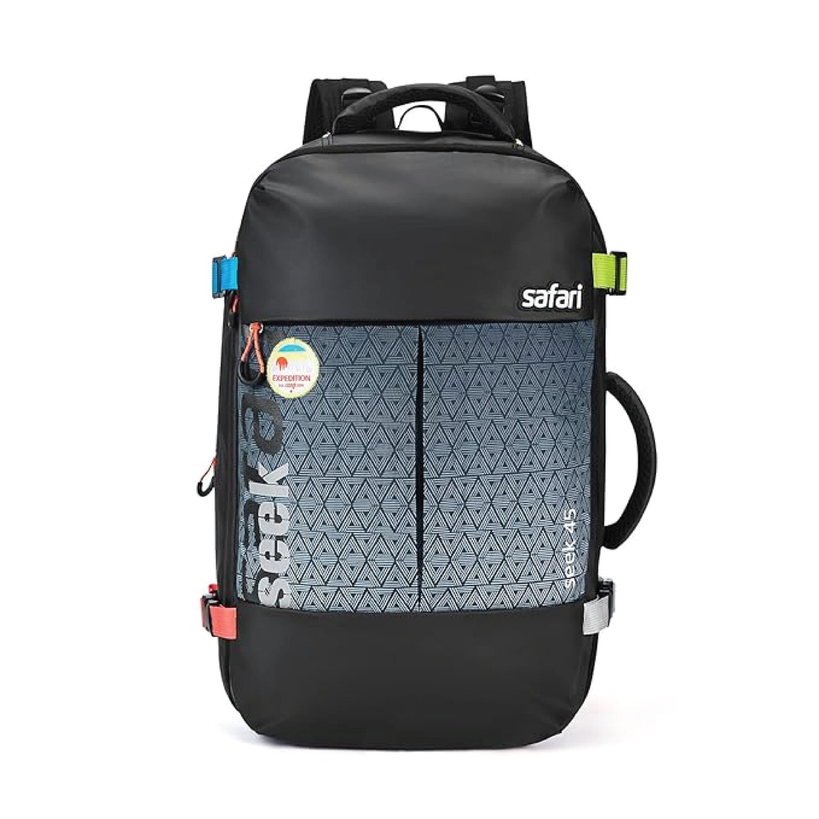 Safari 45L Expandable Overnighter Casual Hiking Travel Backpack Large size Laptop Bag for Man and Women with suitcase compartment