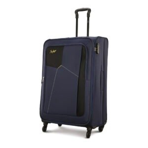Skybags Rubik Polyester 68 Cms Blue Softsided Check-in Luggage