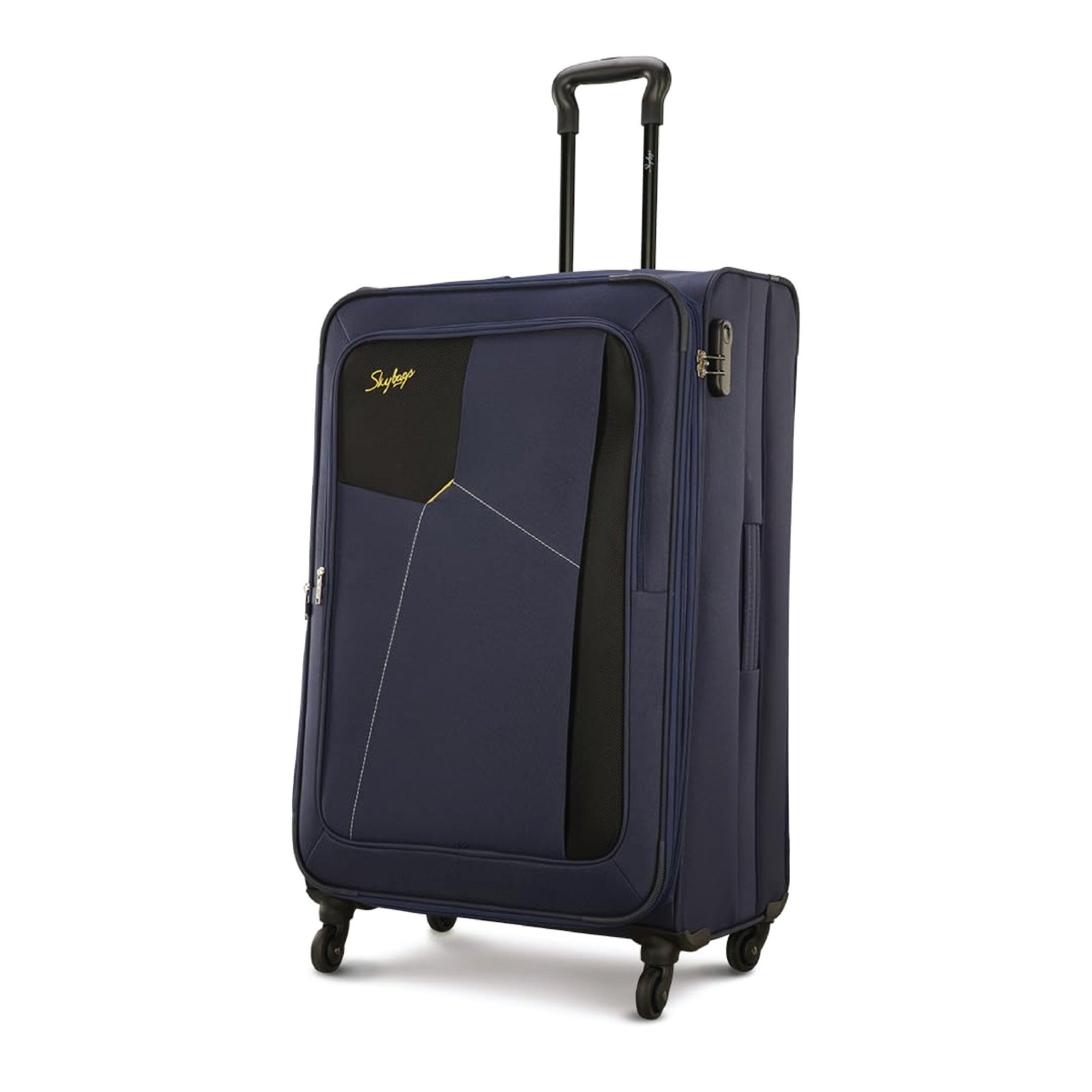 Skybags Rubik Polyester 68 Cms Blue Softsided Check-in Luggage
