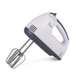 260W Hand Mixer - 7-Speed Electric Egg Beater & Hand Blender with Stainless Steel Beaters & Dough.
