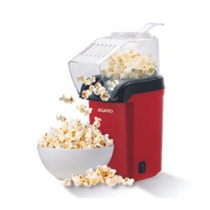 AGARO Delite Electric Popcorn Maker, 1200W Hot Air Popper, Oil-Free Healthy Snacks .