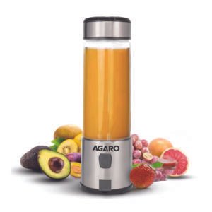 AGARO-Galaxy-Portable-Blender-for-Smoothie-Milk-Shakes-450ml-USB-Type-C-Rechargeable.