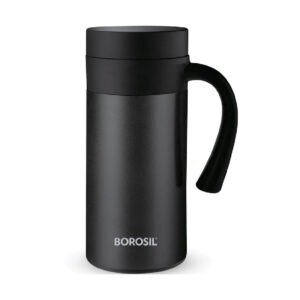 Borosil-CafeTime-Insulated-Mug-Black-400-ml