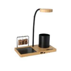 FUZO-AUBURN-6-in-1-Smart-Desk-Organizer-with-Mug-Warmer-–-Lamp-Charging-Hub-Calendar-Mobile