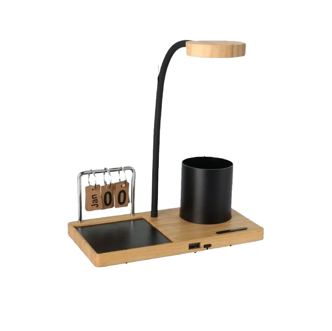 FUZO-AUBURN-6-in-1-Smart-Desk-Organizer-with-Mug-Warmer-–-Lamp-Charging-Hub-Calendar-Mobile