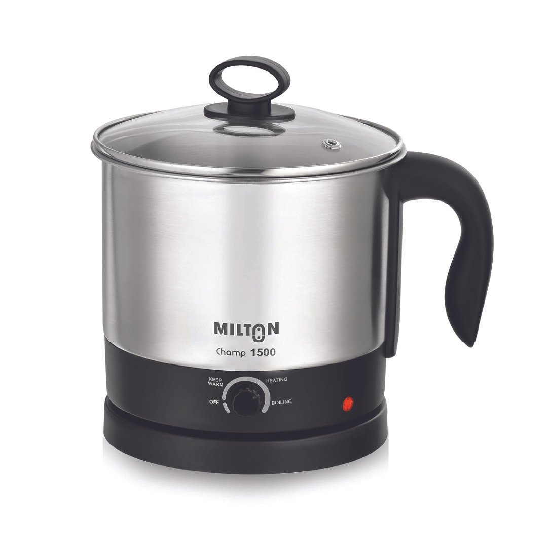 Milton-Champ-1.5L-600W-Electric-Multi-Cook-Kettle-with-Steamer.