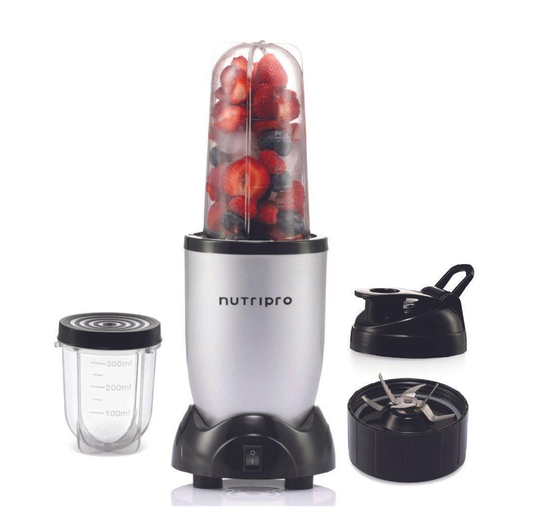 NutriPro-Juicer-Mixer-Grinder-Smoothie-Maker-500-Watts-2-Jars-1-Blade-Silver.