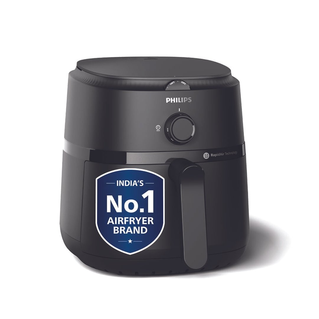 PHILIPS-Air-Fryer-NA120-00-4.2-Litre-Large-uses-up-to-90-less-fat-with-Rapid-Air-Technology.