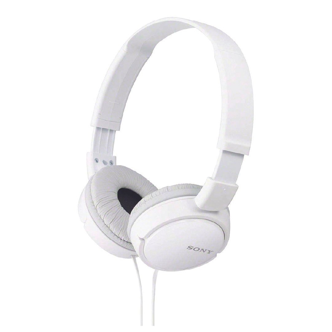 Sony-MDR-ZX110A-On-Ear-Stereo-Wired-Headphones-White-Without-Mic.