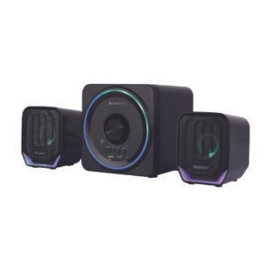 ZEBRONICS Pluto 2-2.1 Channel Desktop Speaker with 15 watts Output, Bluetooth 5.0, USB, mSD, FM.